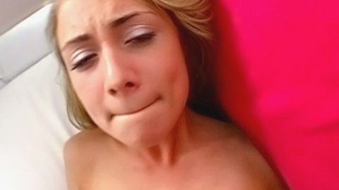 Young teen babe fucked in POV